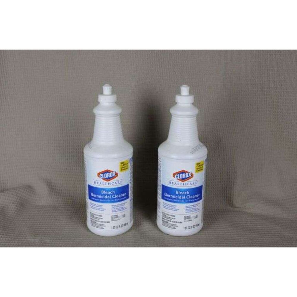 Two Bottles of Clorox Bleach Germicidal Cleaner